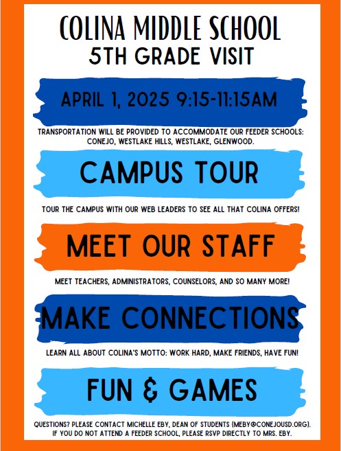  5th Grade Visit